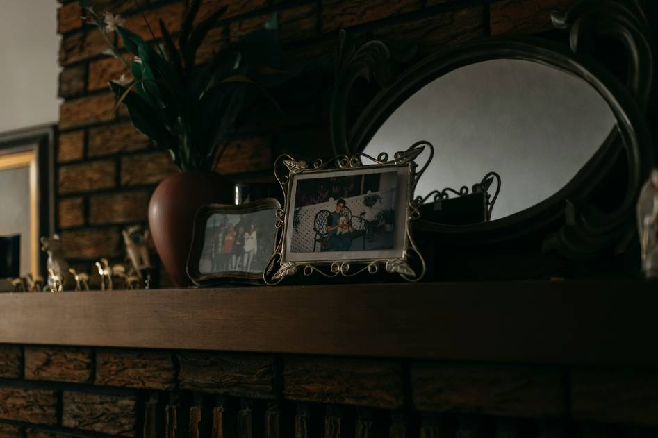 Curated collection of vintage and modern mantel clocks displayed together