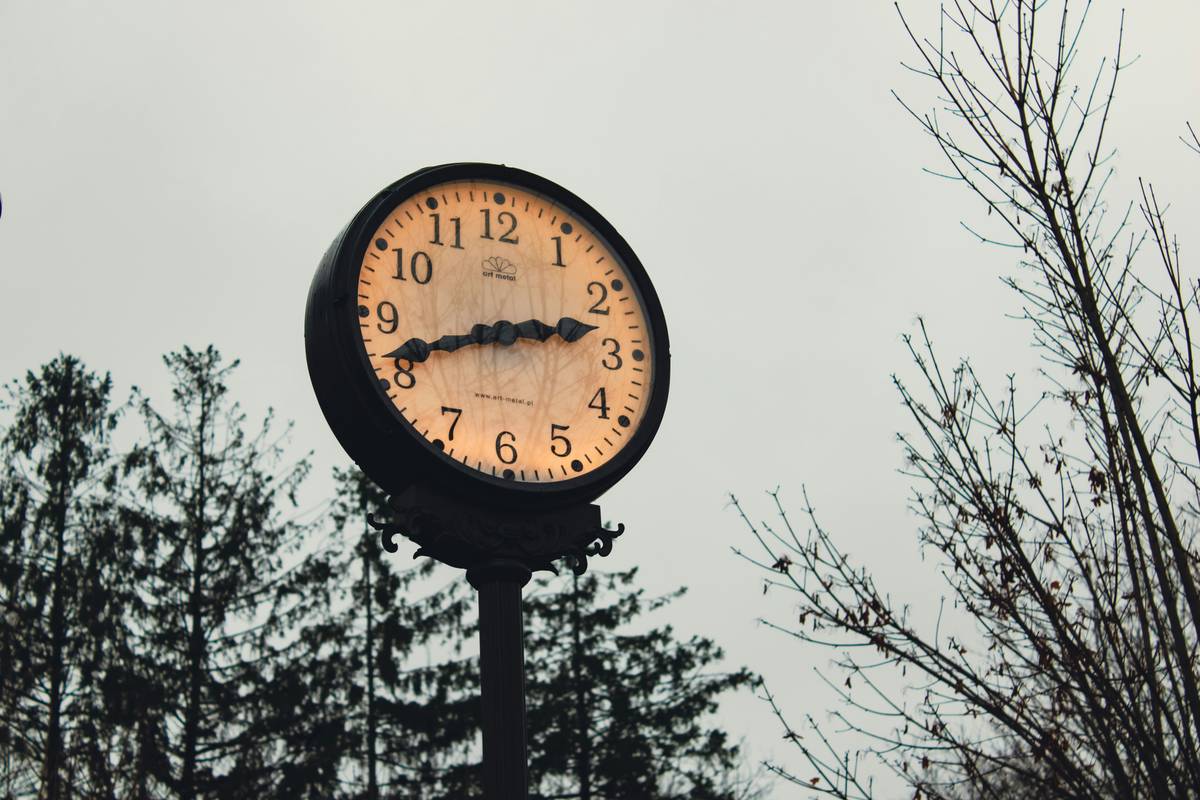 Outdoor gear mantel clock how to: smart display integrated into vintage-style mantel clock face on covered porch